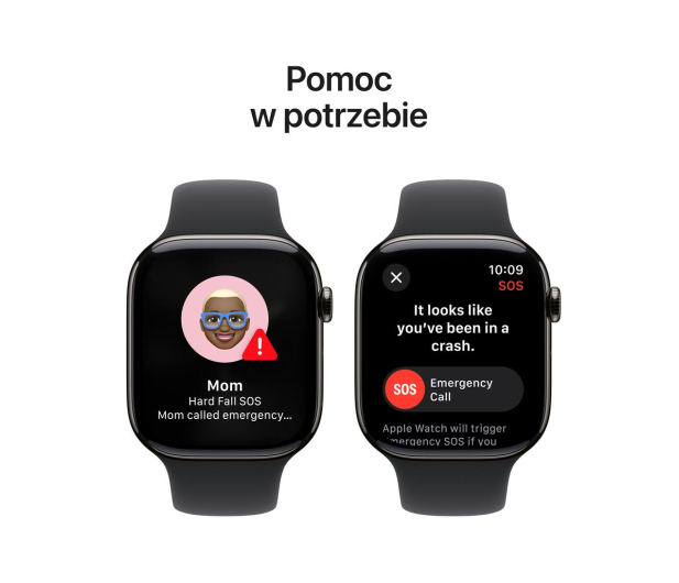 Apple OUTLET - Watch 10 46/Łupkowy Tytan/Czarny Pasek Sportowy S/M - 1326397 - zdjęcie 5